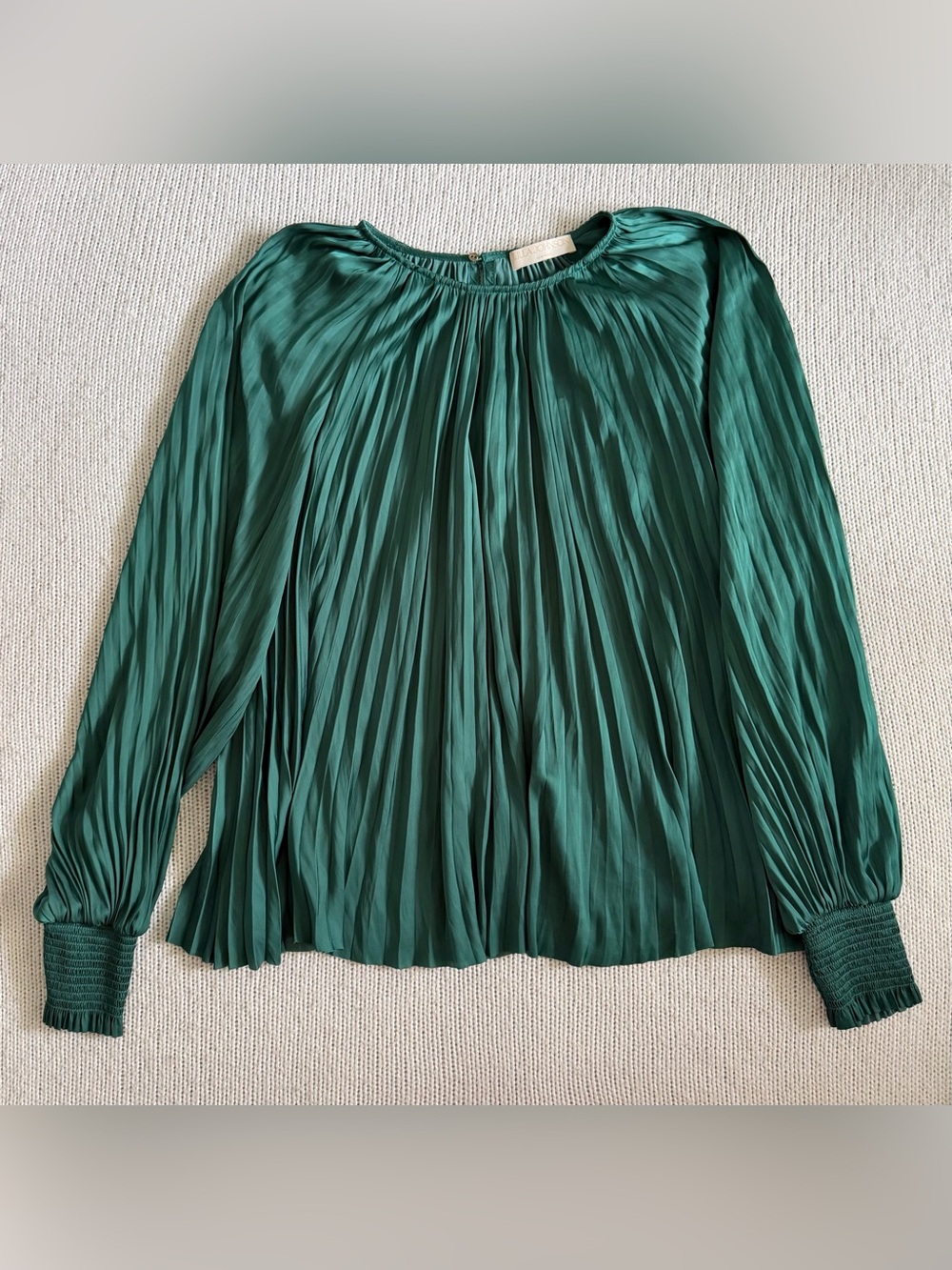 Ulla Johnson Aidy Blouse Emerald Green Size 8 - Picture 5 of 11